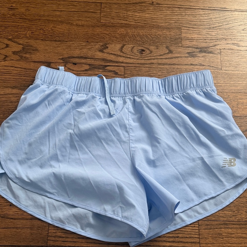 New Balance Women's Sky Blue Athletic Shorts